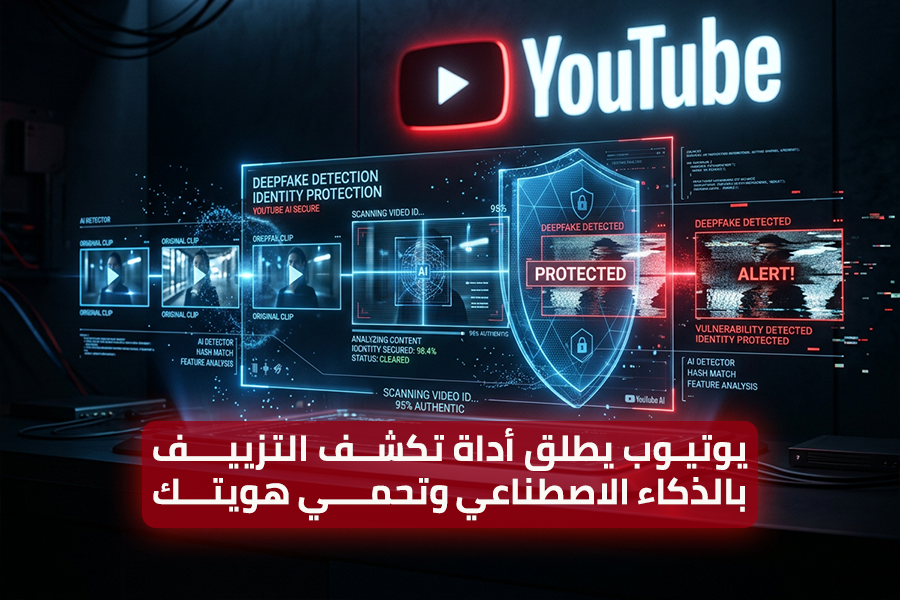يوتيوب يطلق أداة تكشف التزييف بالذكاء الاصطناعي وتحمي هويتك