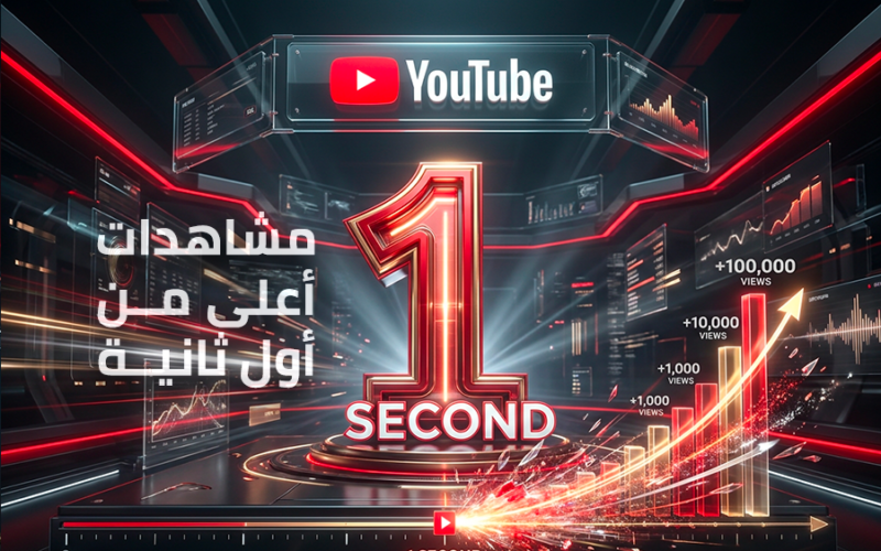 يوتيوب.. مشاهدات أعلى من أول ثانية !