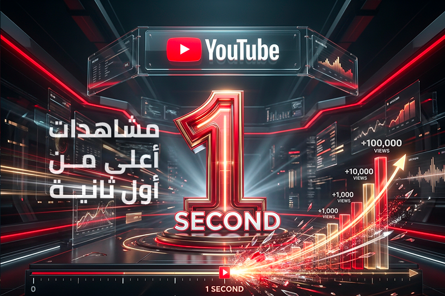 يوتيوب.. مشاهدات أعلى من أول ثانية !